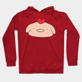 Heart Pig Face Hoodie